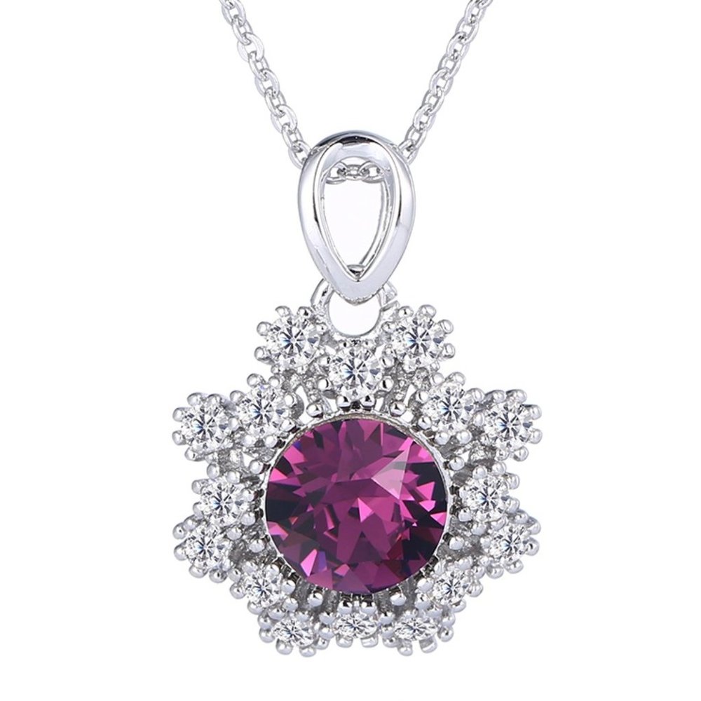 Stunning Snowflakes Swarovski Necklace - Picture 1 of 8